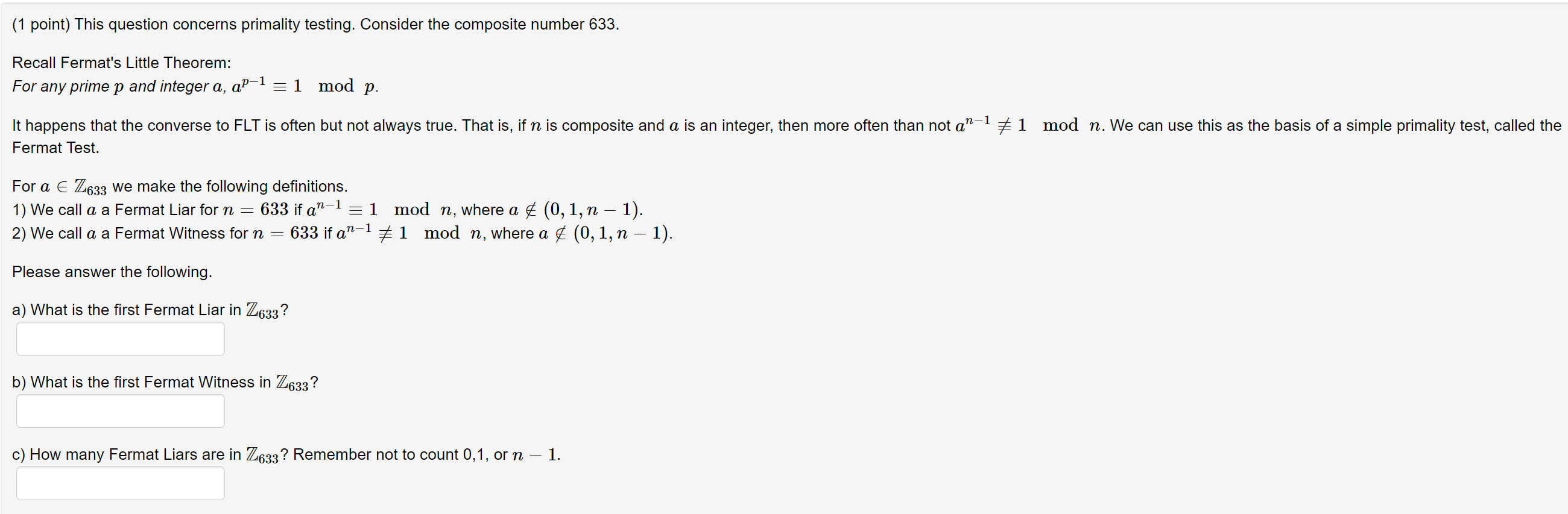 Solved Please read the questions CAREFULLY and provide the | Chegg.com