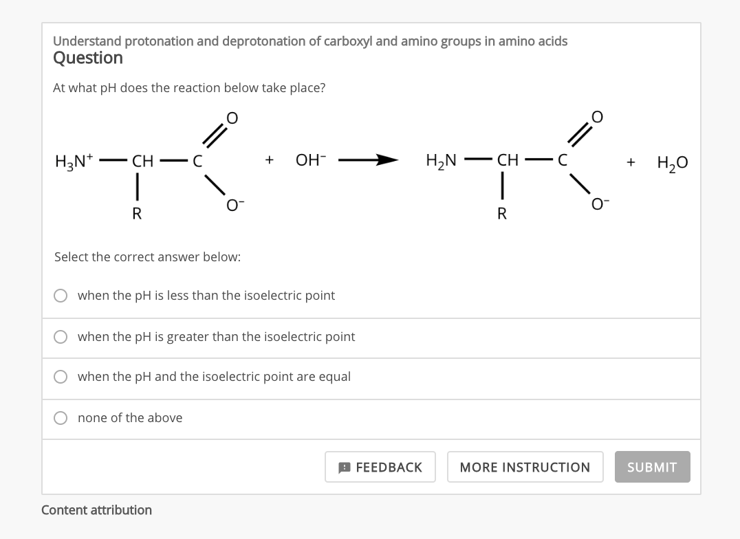 Solved Identify the structural components of an amino acid | Chegg.com