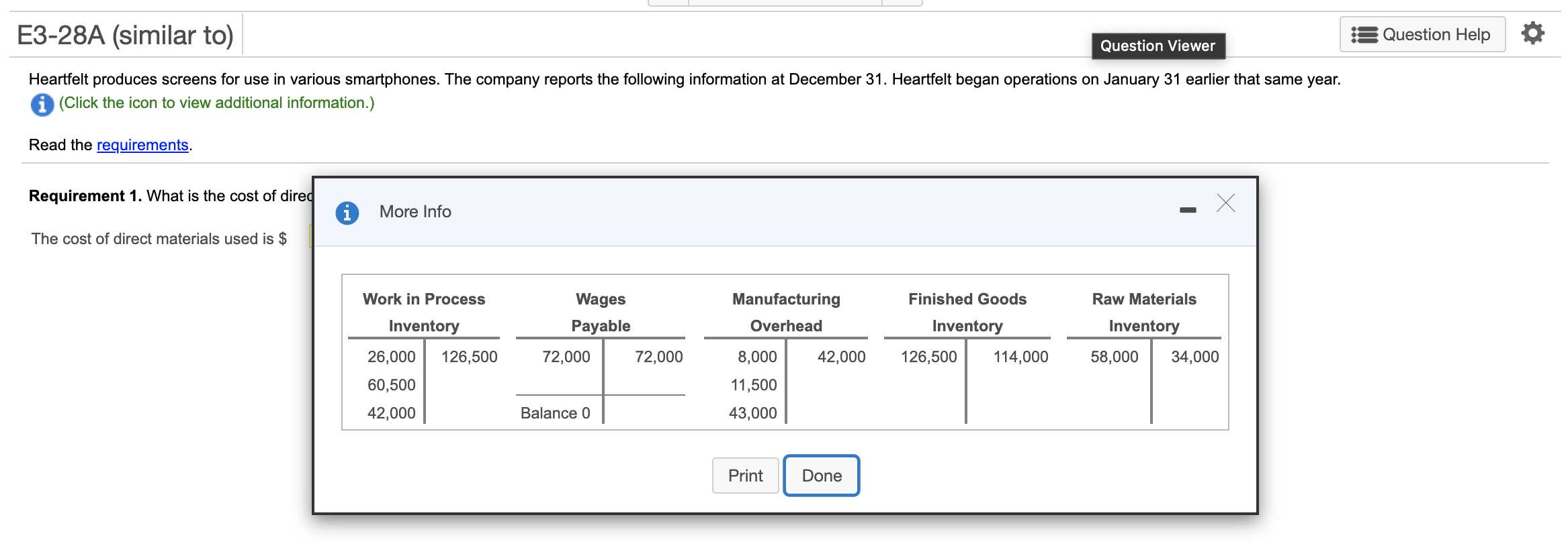 Solved E3-28A (similar to) Question Help Question Viewer | Chegg.com