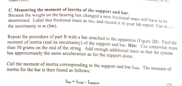 Solved 2. In part C, we take Ibar Itotal-Isupport. Derive | Chegg.com