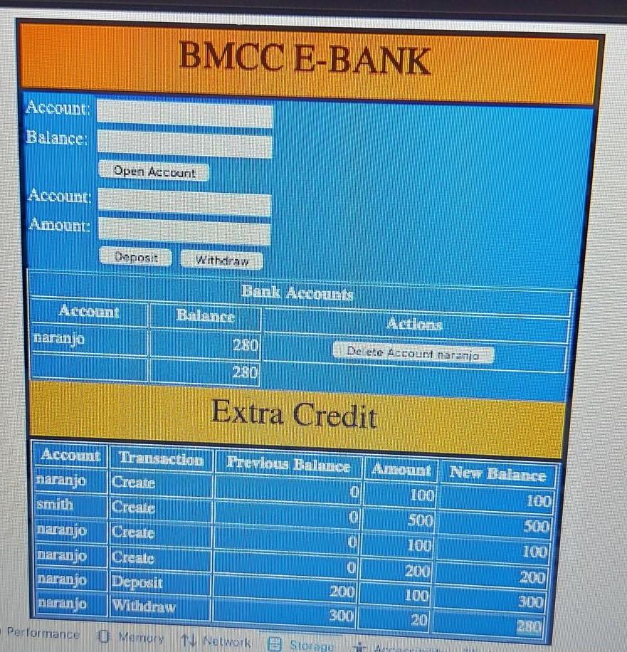 Solved NOTE: USE ATOM Create a BMCC Bank Application to | Chegg.com