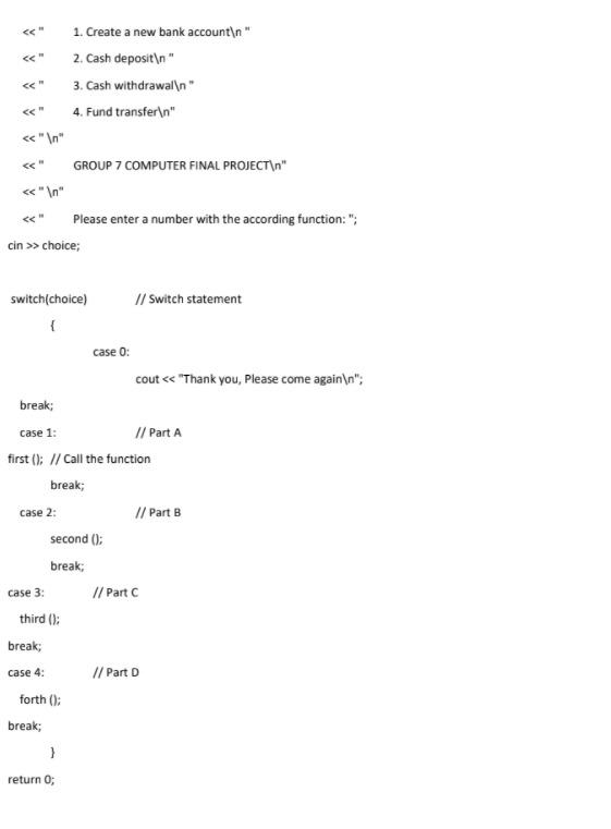 Solved Change this c++ source code into c source code. Make | Chegg.com