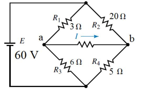 Solved Between a and b an ampermeter with 1 ohm is | Chegg.com