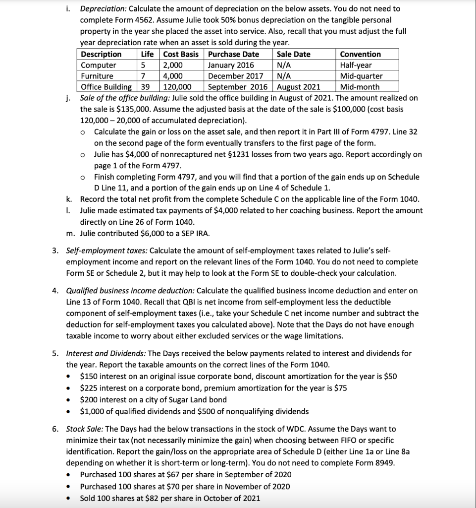 Tax Return Project can be done individually or in