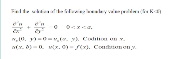 Solved + Find the solution of the following boundary value | Chegg.com