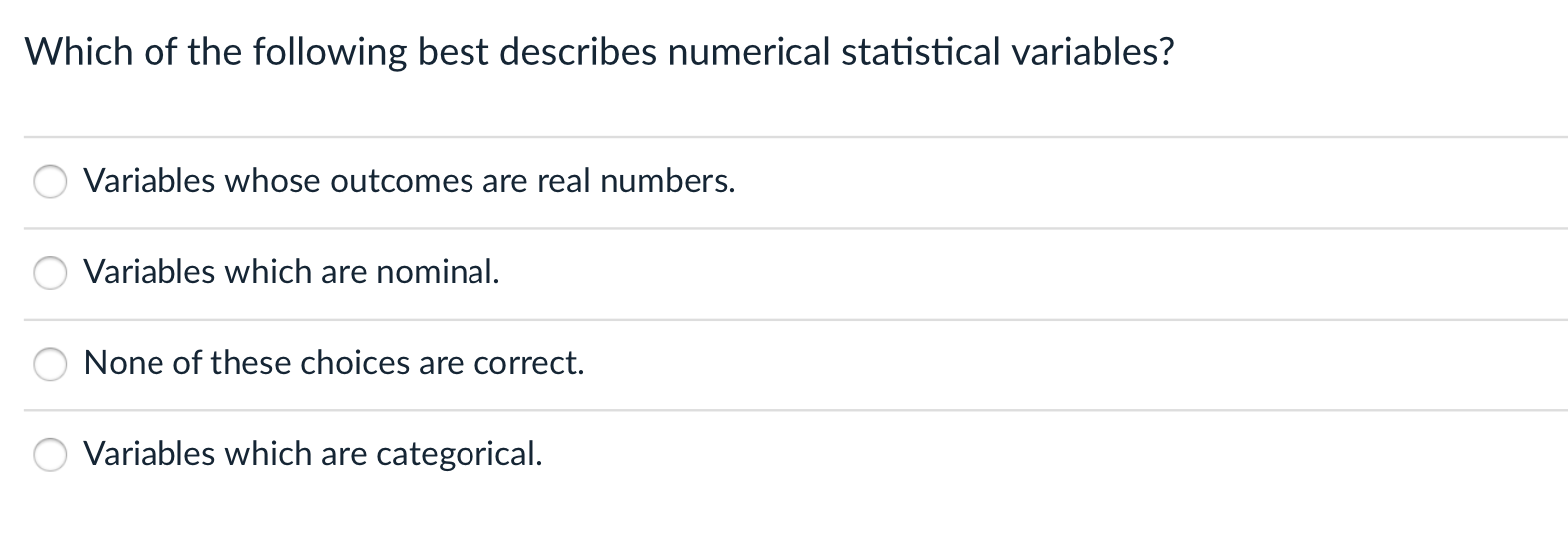 What Best Describes Data That Is Numerical