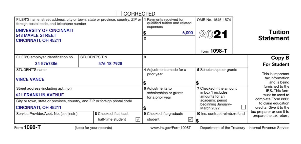 Fill forms 1040 (and accompanying schedules 1,2,3, | Chegg.com