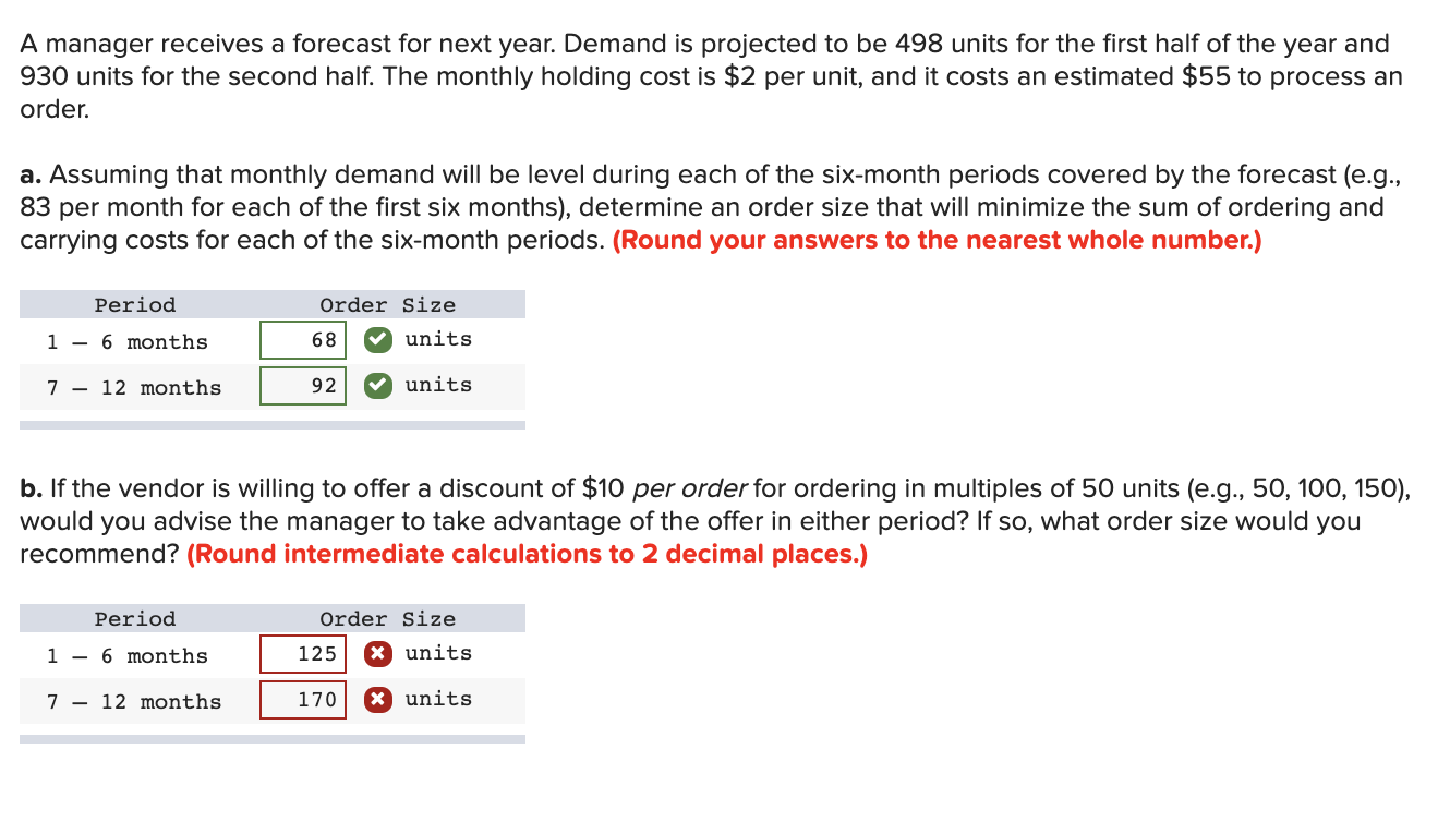 solved-a-manager-receives-a-forecast-for-next-year-demand-chegg