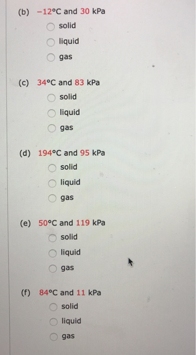 Solved From the phase diagram for water (figure below), | Chegg.com