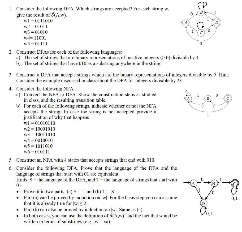 Solved 1- Use the following string