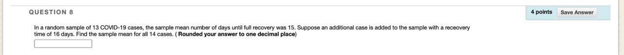 Solved QUESTION 8 4 points Save Answer In a random sample of | Chegg.com