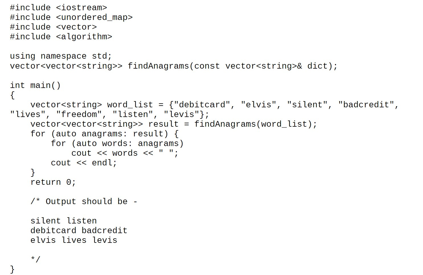 Solved Help solve this problem: Write a program (O(n), where | Chegg.com