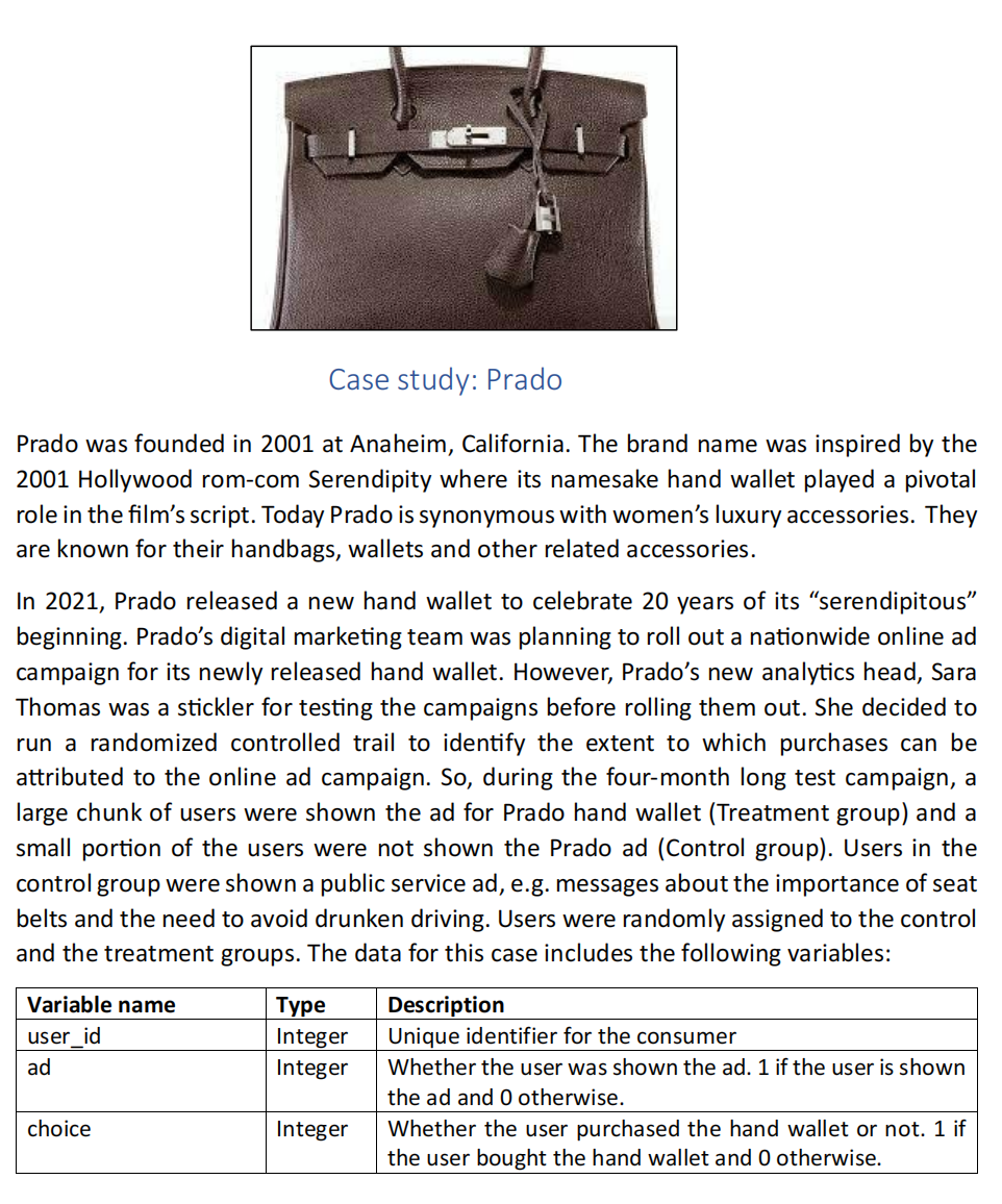 Solved Case study: Prado Prado was founded in 2001 at | Chegg.com