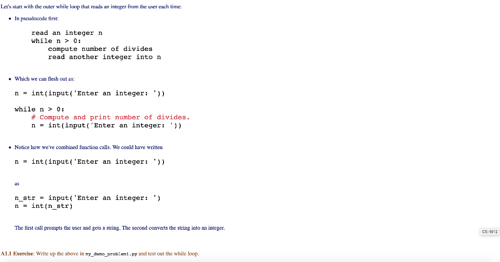 Solved 1. Demo problem. Consider a number like 14. We're | Chegg.com