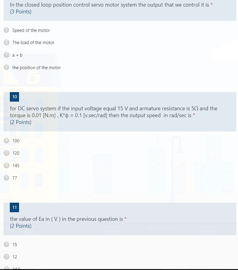 Solved In the closed loop position control servo motor