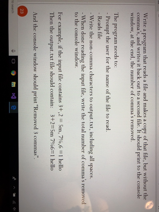 Solved Write a program that reads a file and makes a copy of | Chegg.com