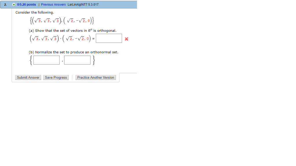 4sqrt(3) * n ^ 2   5n - 2sqrt(3) = 0