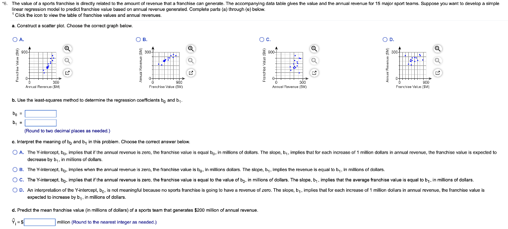 Solved b. Use the least-squares method to determine the | Chegg.com