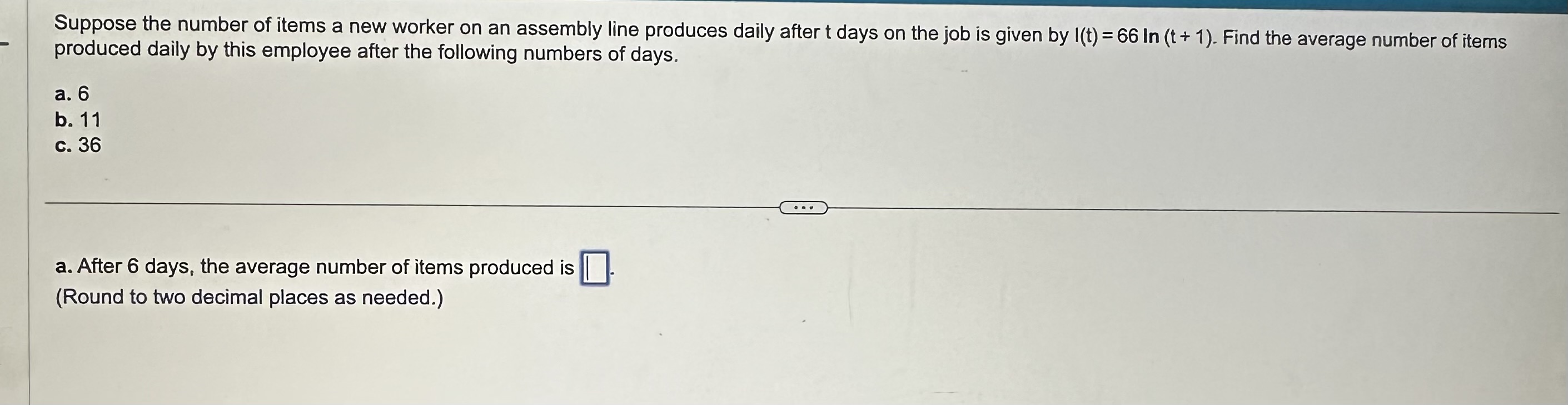 Solved Suppose the number of items a new worker on an | Chegg.com