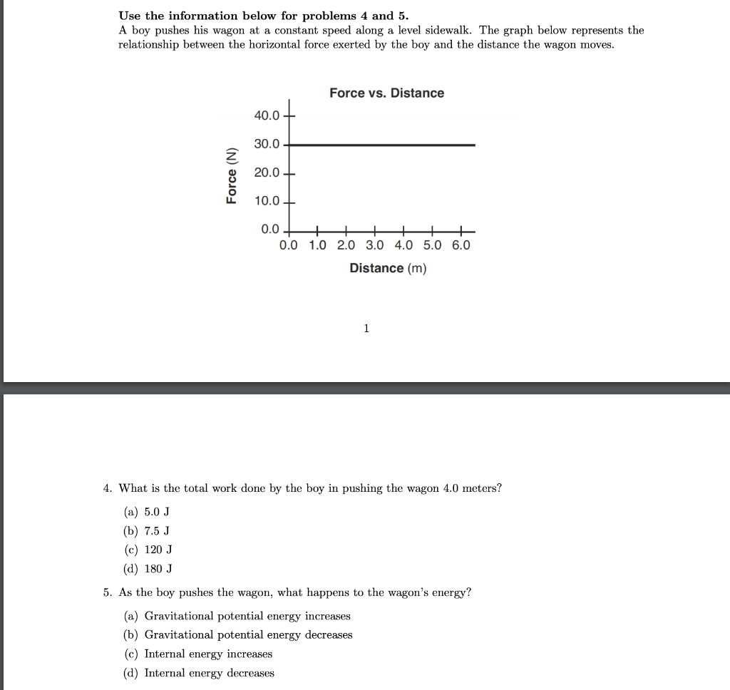 Solved Use The Information Below For Problems 4 And 5 A Chegg Com