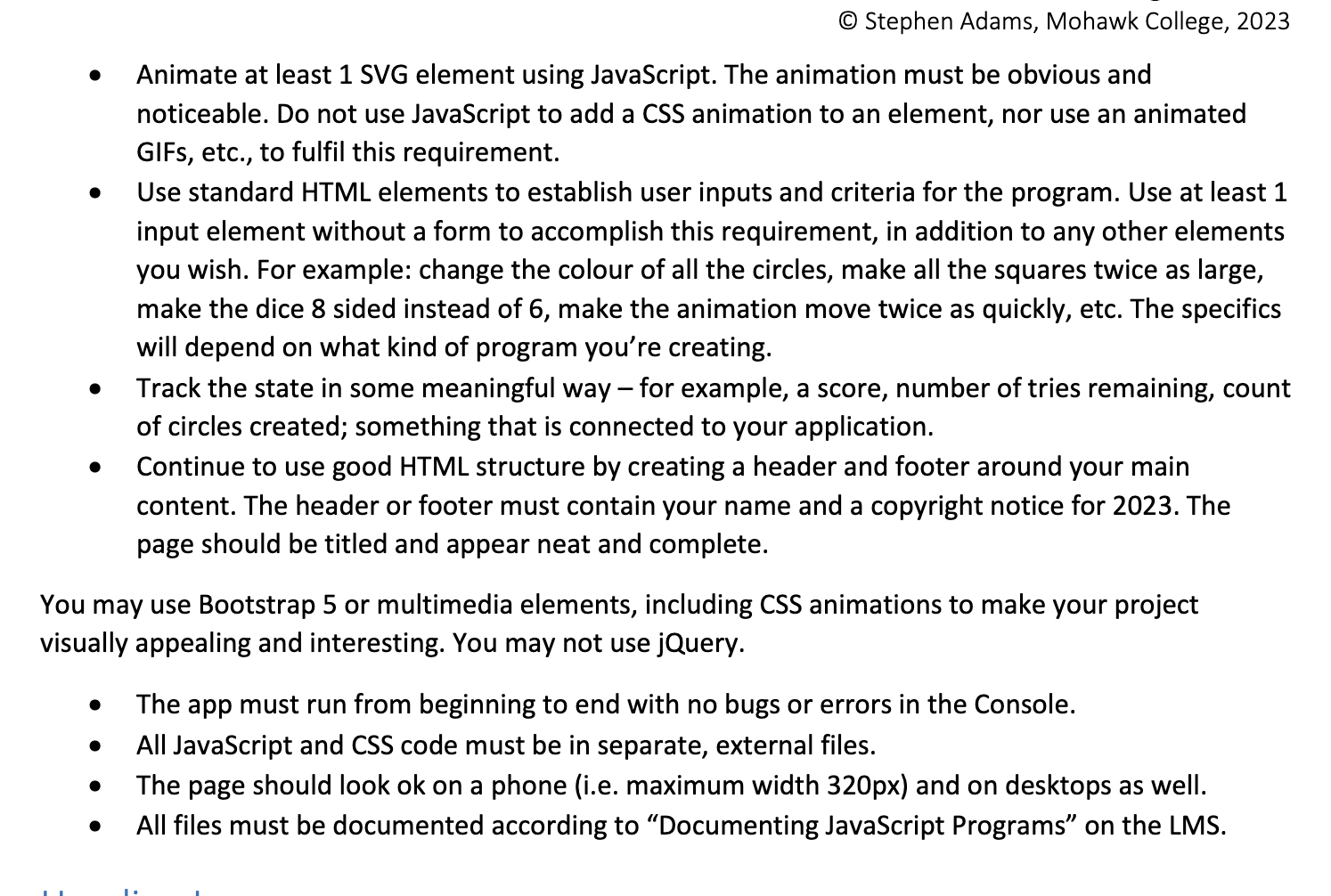 Solved In this assignment you are being asked to create a | Chegg.com