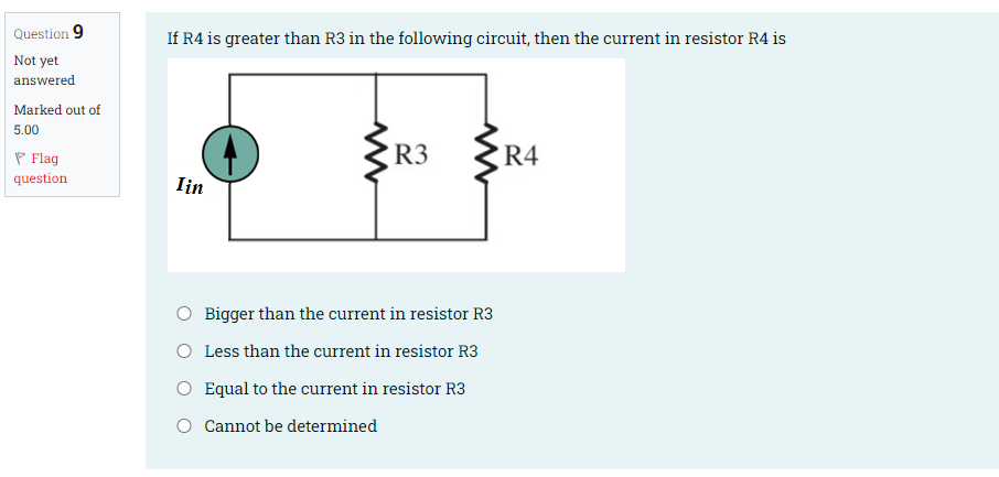 Solved If R4 is greater than R3 in the following circuit, | Chegg.com