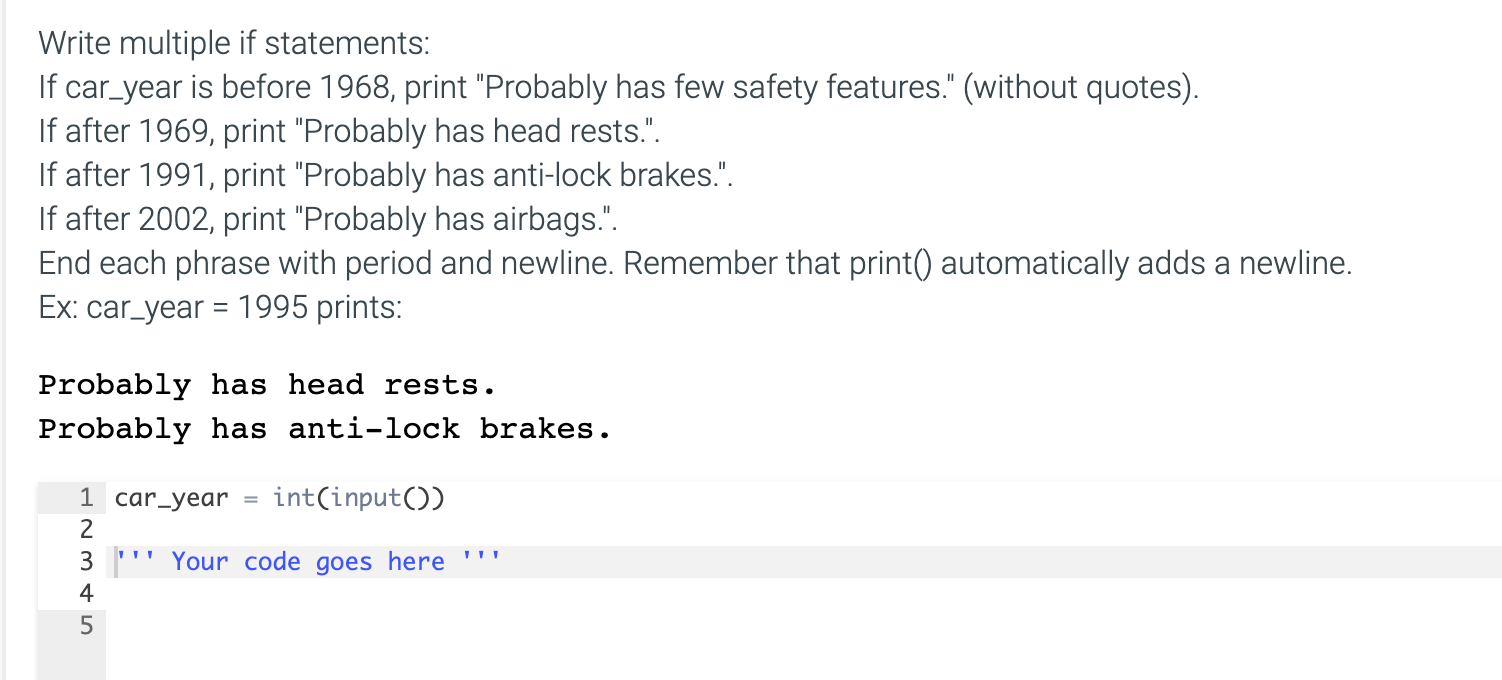 solved-write-multiple-if-statements-if-car-year-is-before-chegg