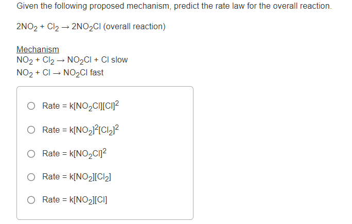 Solved The Activation Energy For The Reaction NO2( | Chegg.com