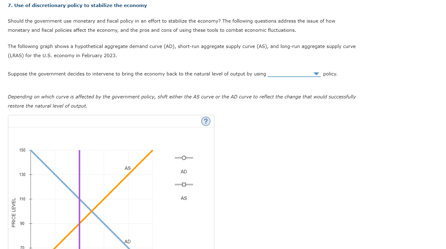 solved-7-use-of-discretionary-policy-to-stabilize-the-chegg