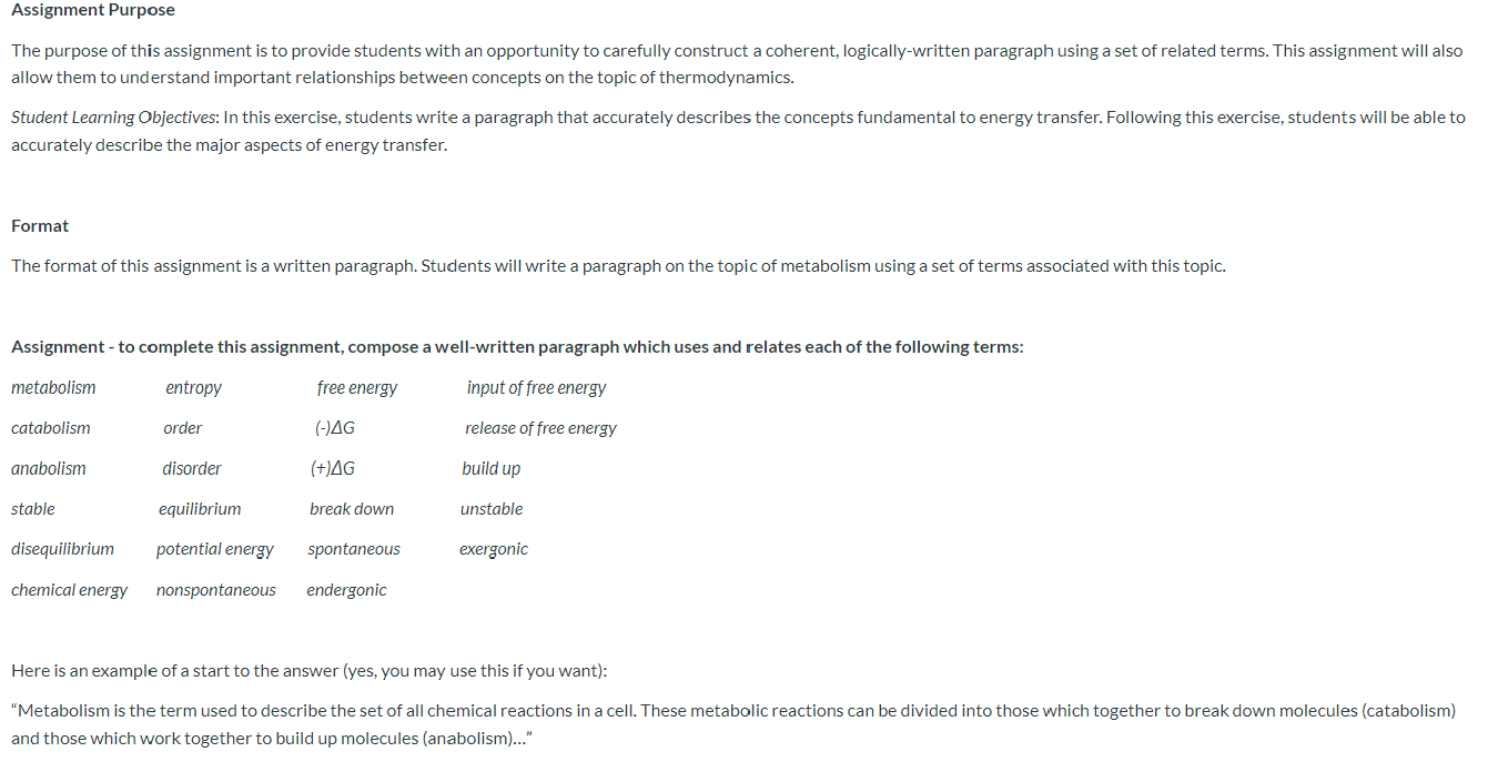 Solved Assignment Purpose The Purpose Of This Assignment Is | Chegg.com