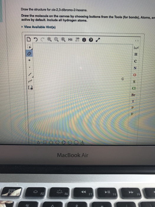 Solved Draw the structure for cis2,3dibromo2hexene. Draw