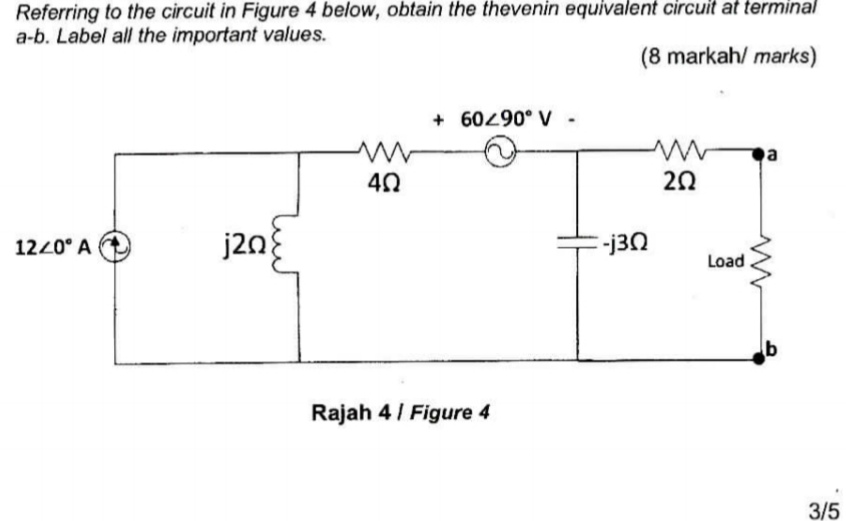 Solved Referring to the circuit in Figure 4 below, obtain | Chegg.com