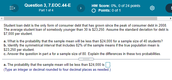 Solved Homework Question 1 7 Eoc 41 E Part 1 Of 3 Hw Chegg Com