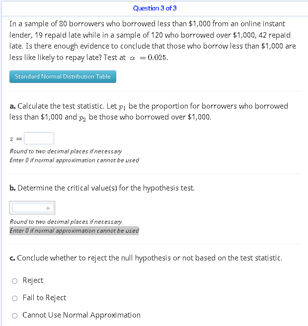 Solved In A Sample Of 80 Borrowers Who Borrowed Less Than | Chegg.com