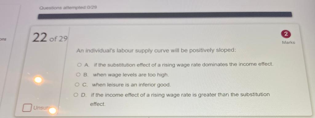 23 of 29 s Marks 1:26:29 The following table shows | Chegg.com