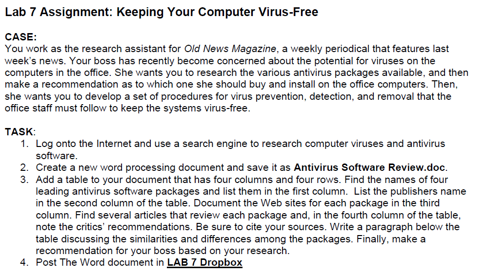 computer virus research