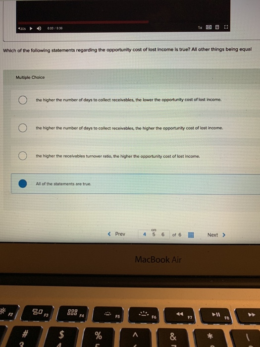 Solved Which of the following statements regarding the | Chegg.com