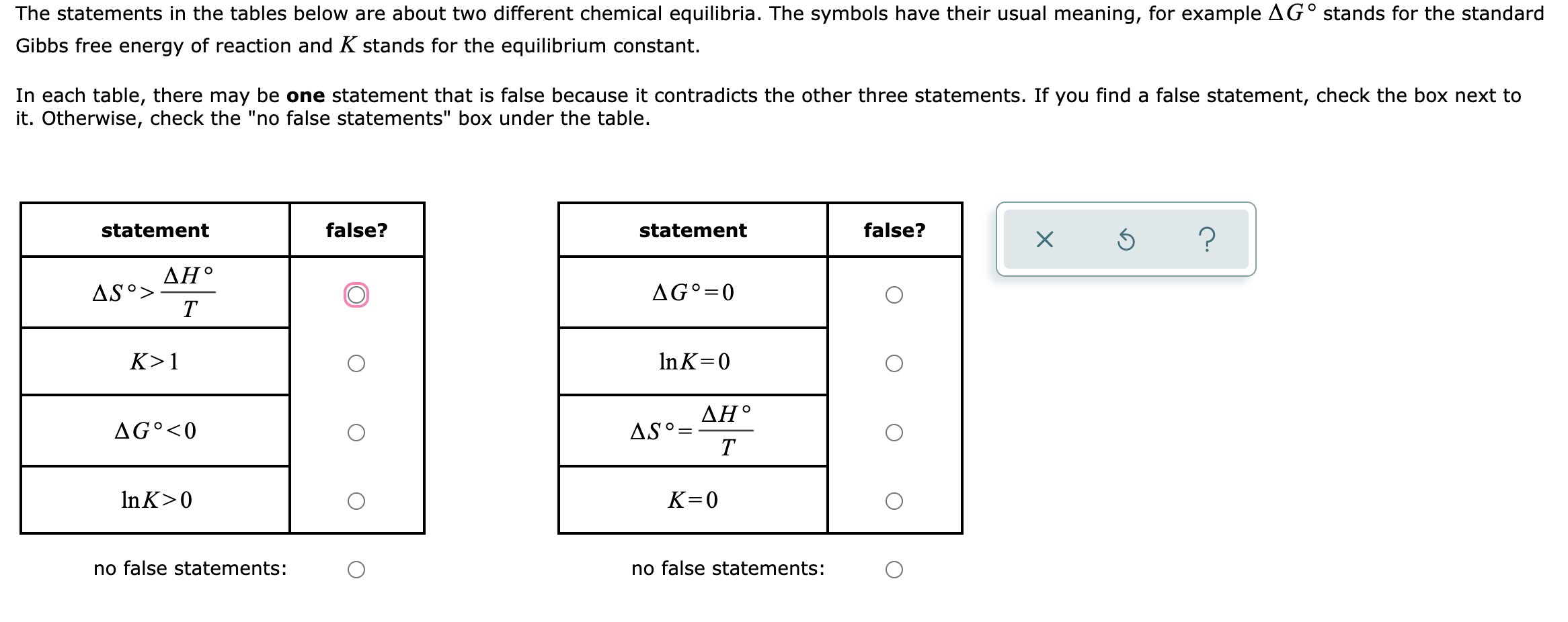 solved-the-statements-in-the-tables-below-are-about-two-chegg