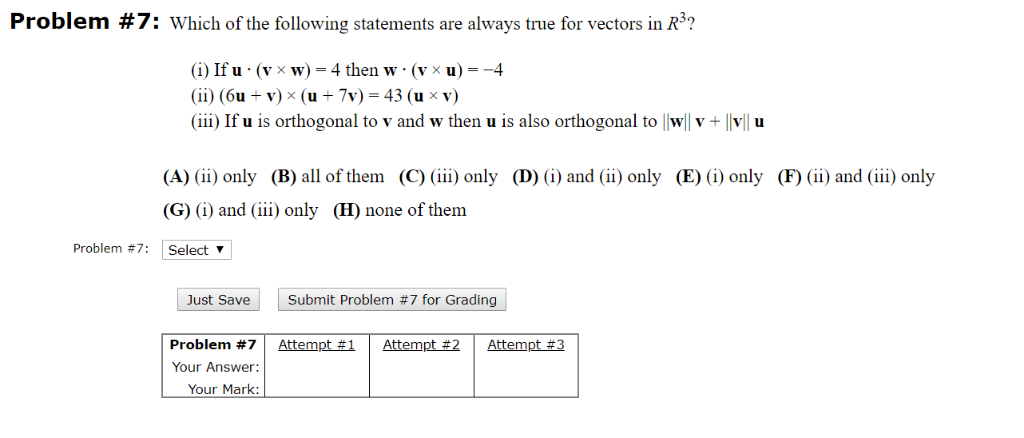 Solved Problem 7 Which Of The Following Statements Are Chegg Com