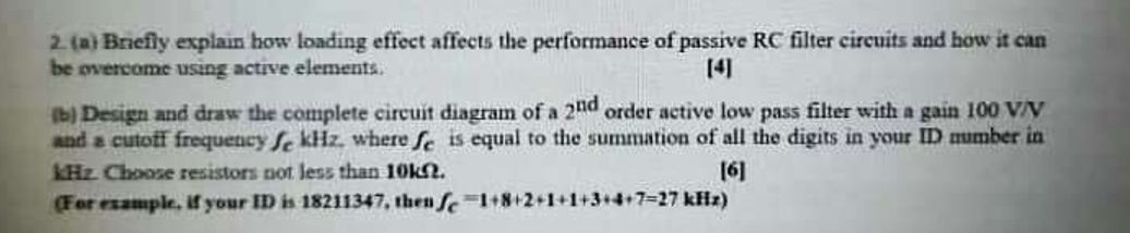 1. (a) Draw the complete circuit diagram of an | Chegg.com