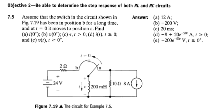 Solved Objective 2-Be Able To Determine The Step Response Of | Chegg.com