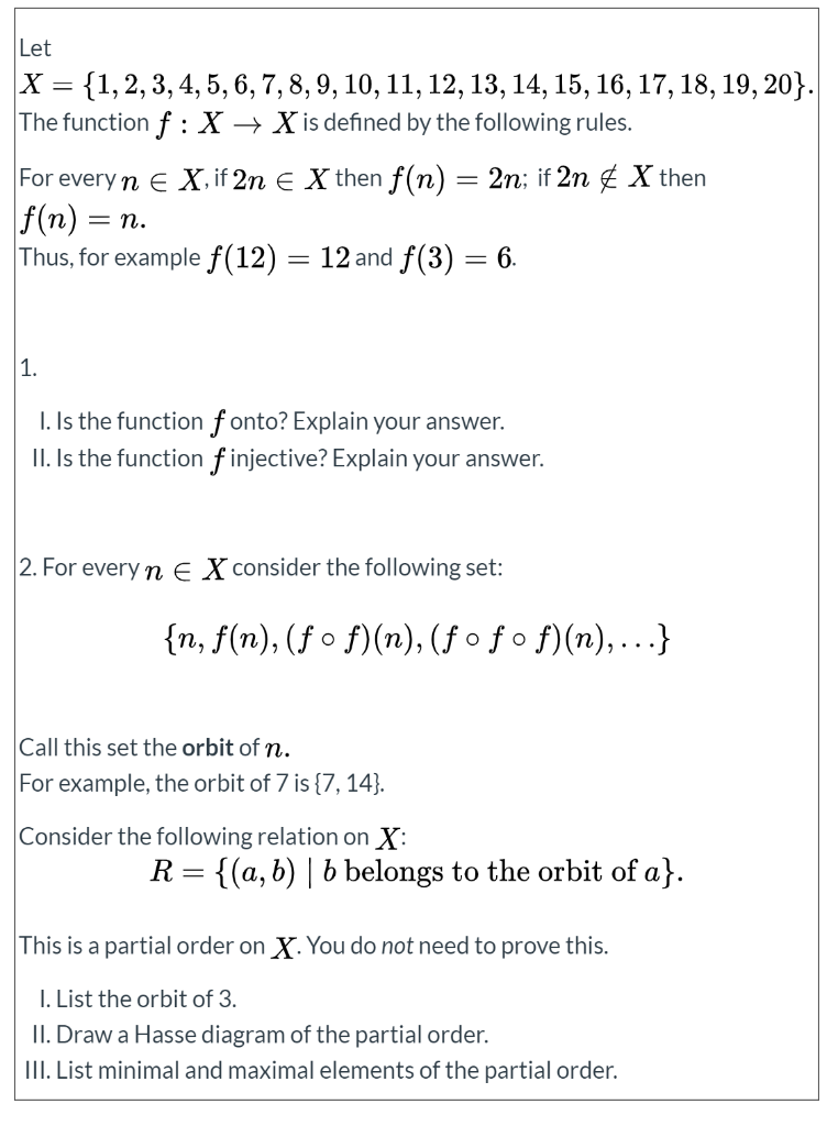 Solved Let X 1 2 3 4 5 6 7 8 9 10 Chegg Com