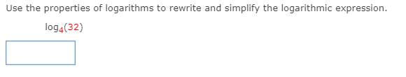 Solved Use the properties of logarithms to rewrite and | Chegg.com