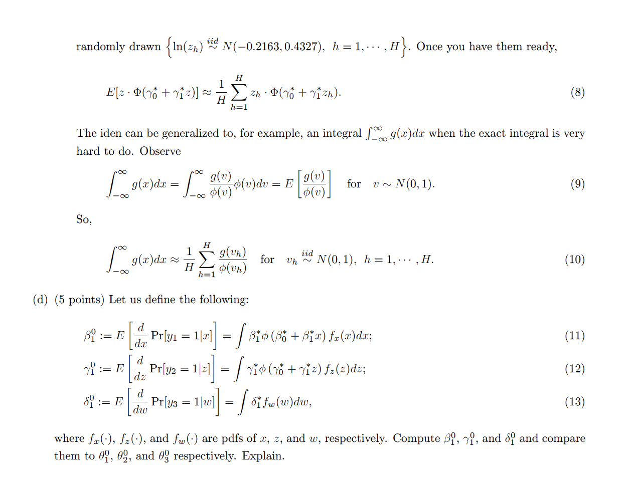 Solved - Let θ^ be the OLS estimator for θ. For example θ^2 | Chegg.com