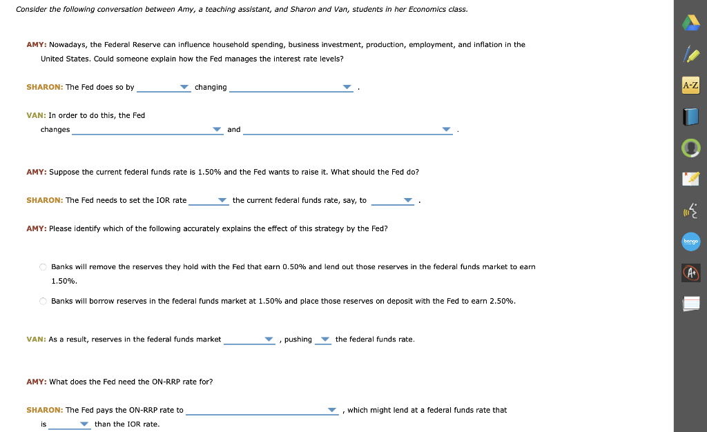 Solved Consider the following conversation between Amy, a | Chegg.com
