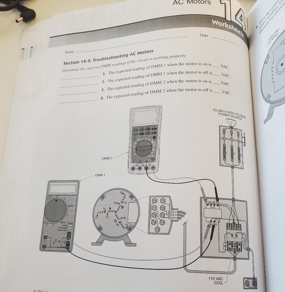 Solved Name Section 143 Troubleshooting AC Motors