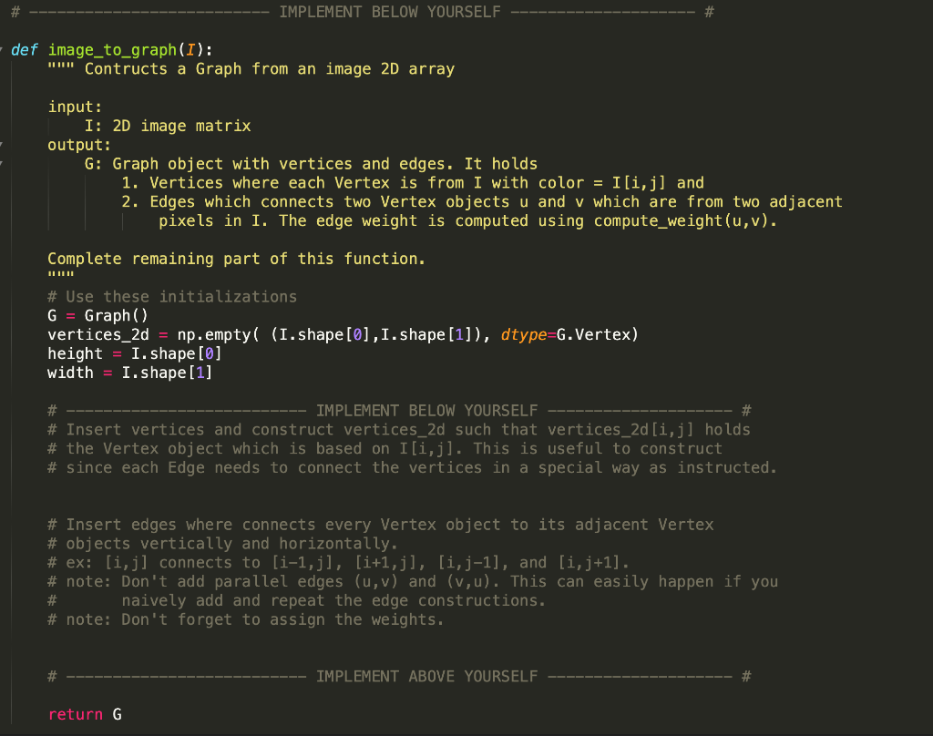 Solved write as much as you can write import numpy as | Chegg.com