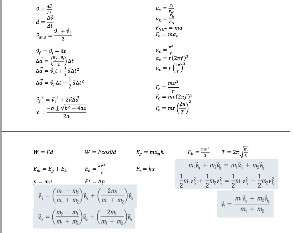 Solved ū= Ad At Δύ A = At V + 2 Vavg = 2 Fs Is = Fn Fk Mk = 