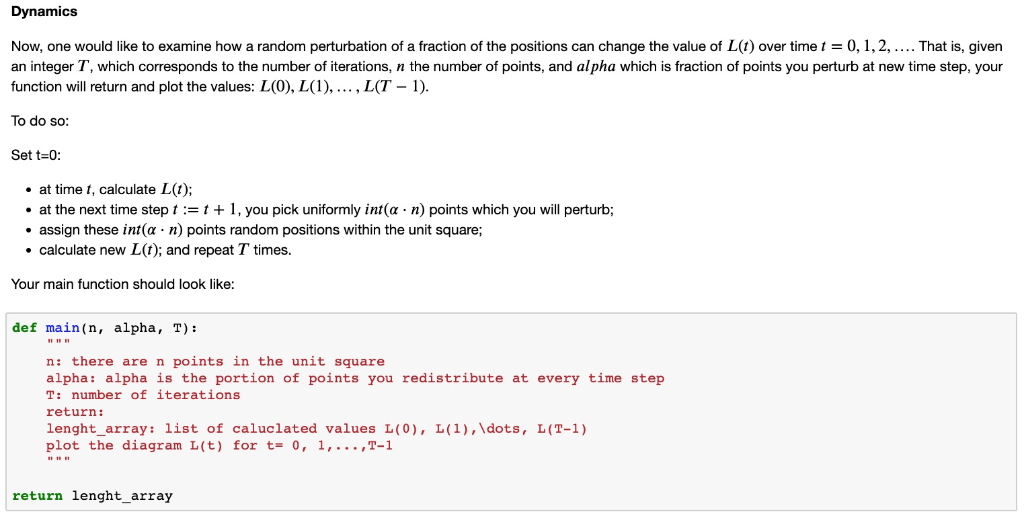 Solved Problem 1 The task is to optimize your solution by | Chegg.com