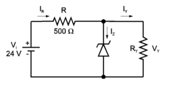 Solved For the circuit in Figure 5; A zener diode with | Chegg.com